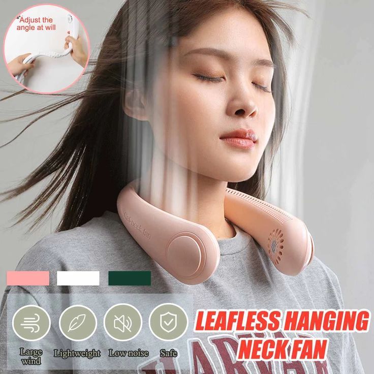 Stay Cool and Comfortable Anywhere with Our Revolutionary Portable Hanging Neck Fan - Perfect for Pakistan's Sweltering Heat!"